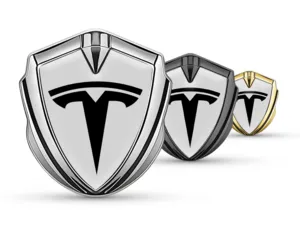 Tesla Insigne Auto-Adhésif Tuning Style Éclat Supérieur